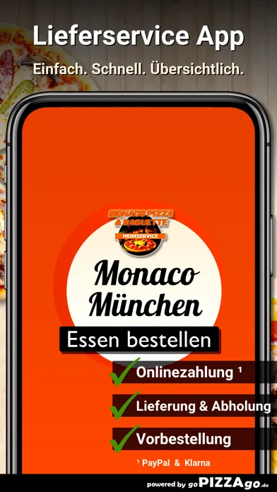 Tangkapan skrin Monaco Pizza München
