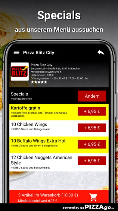 Pizza Blitz City München应用截图