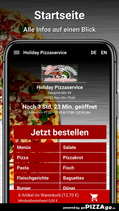 Скриншоты Holiday Pizza Neu-Ulm Pfuhl