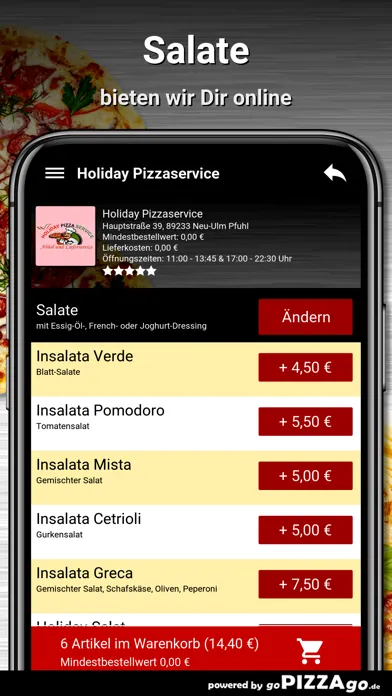 Скриншоты Holiday Pizza Neu-Ulm Pfuhl