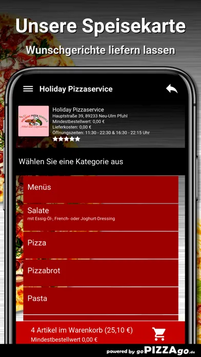 Скриншоты Holiday Pizza Neu-Ulm Pfuhl