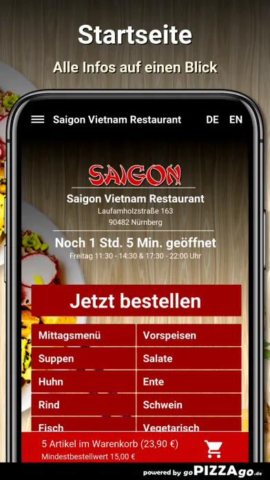 Saigon Nürnberg スクリーンショット