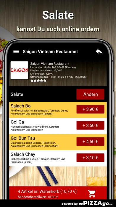 Saigon Nürnberg スクリーンショット