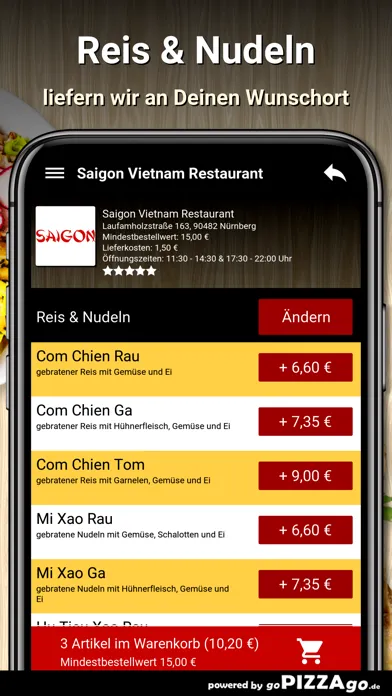 Saigon Nürnberg スクリーンショット
