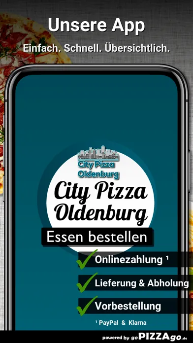 Captures d'écran de City-Pizza Oldenburg