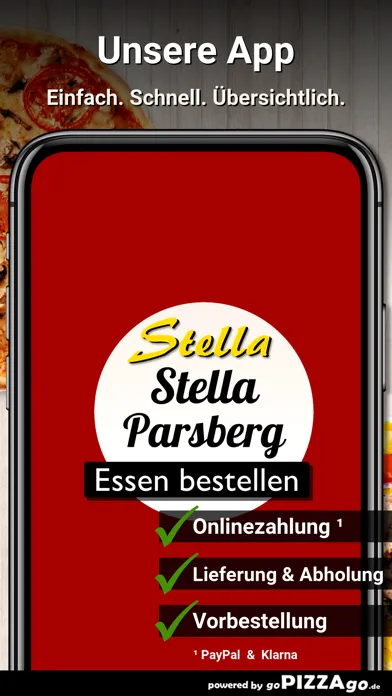 Capturas de tela do Pizzeria Stella Parsberg