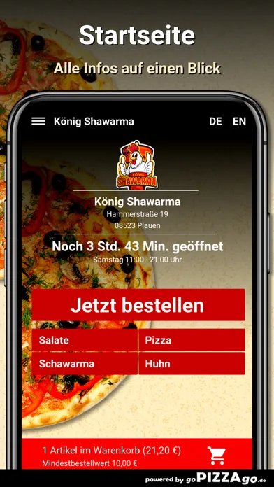 ภาพหน้าจอของ König Shawarma-Plauen