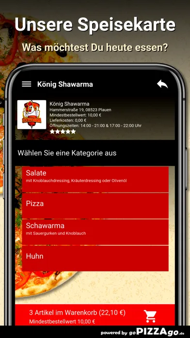 ภาพหน้าจอของ König Shawarma-Plauen