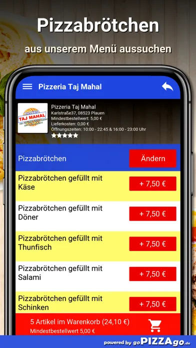صور Pizzeria Taj Mahal Plauen