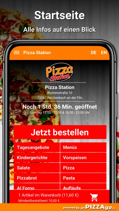 Tangkapan skrin Pizza-Station Reichenbach