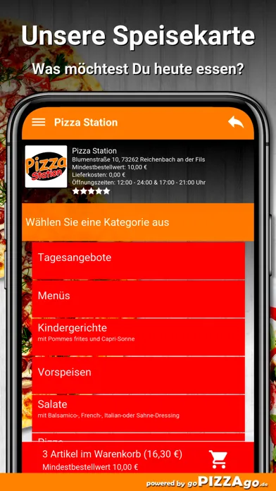 Tangkapan skrin Pizza-Station Reichenbach
