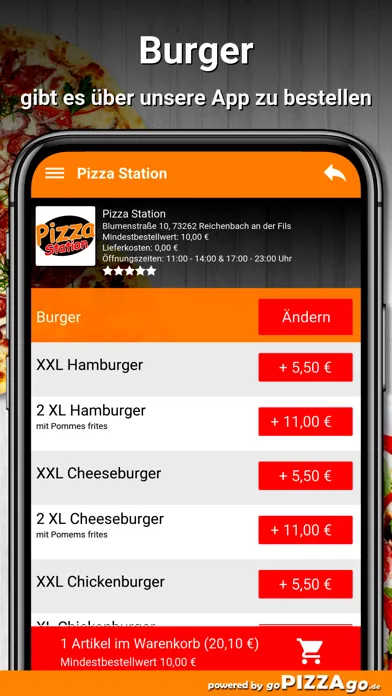 Tangkapan skrin Pizza-Station Reichenbach