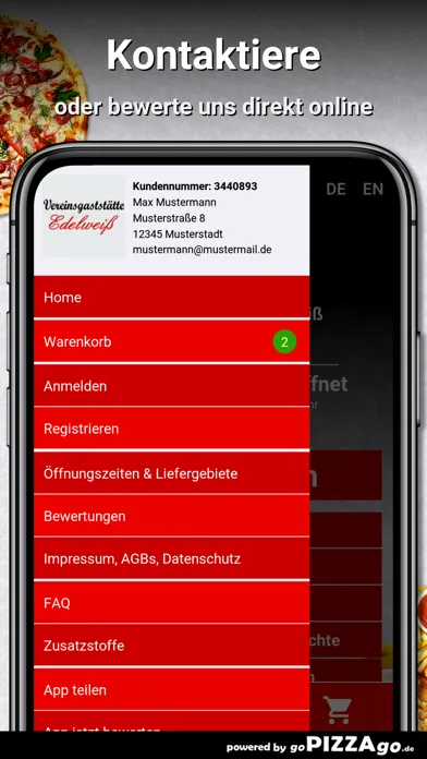 Capturas de tela do Edelweiß Reutlingen