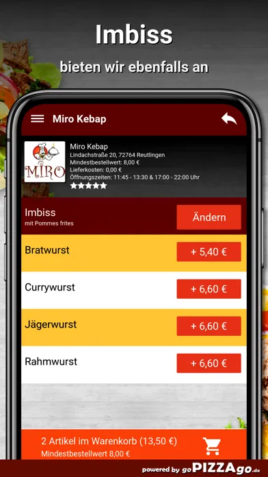 Miro Kebap Reutlingen سکرین شاٹس