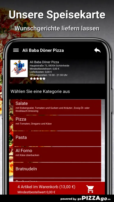Ali Baba Döner Pizza Schönheid應用截圖