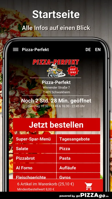 Capturas de pantalla de Pizza-Perfekt Schwaikheim