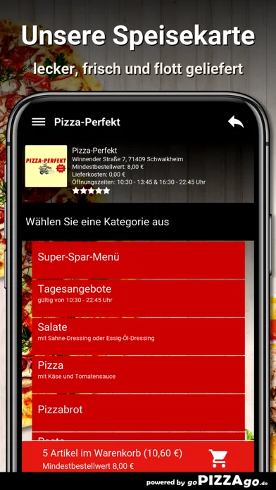 Capturas de pantalla de Pizza-Perfekt Schwaikheim
