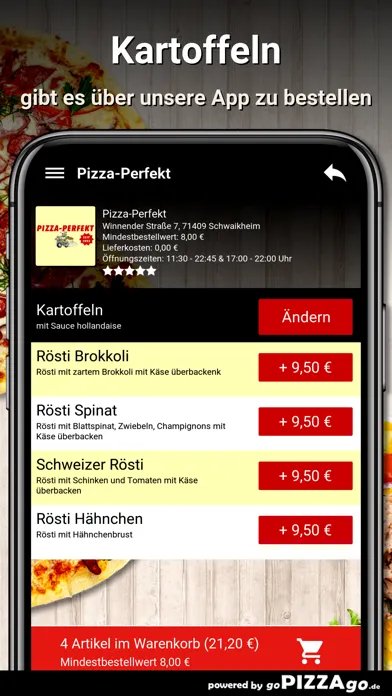 Capturas de pantalla de Pizza-Perfekt Schwaikheim