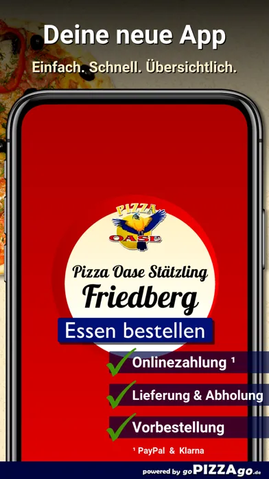 Capturas de tela do Pizza Oase Stätzling Friedberg