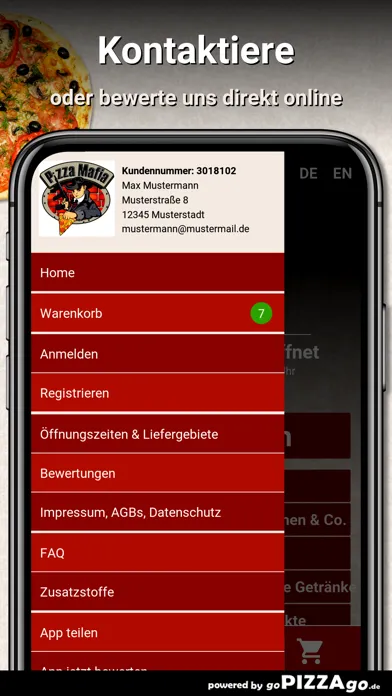 Capturas de pantalla de Pizza Mafia-Trier