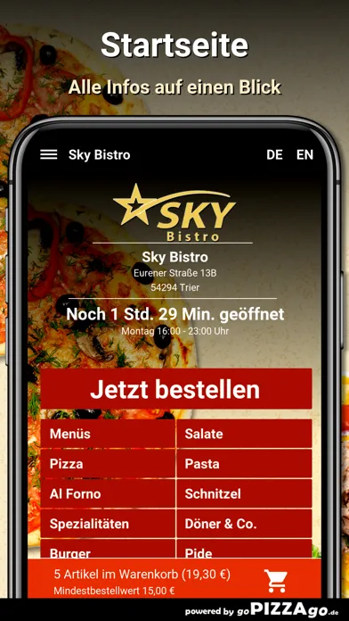 Sky Bistro Trier スクリーンショット