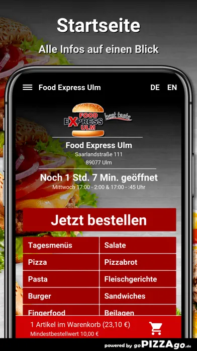 Food Express Ulm Ulm স্ক্রিনশট
