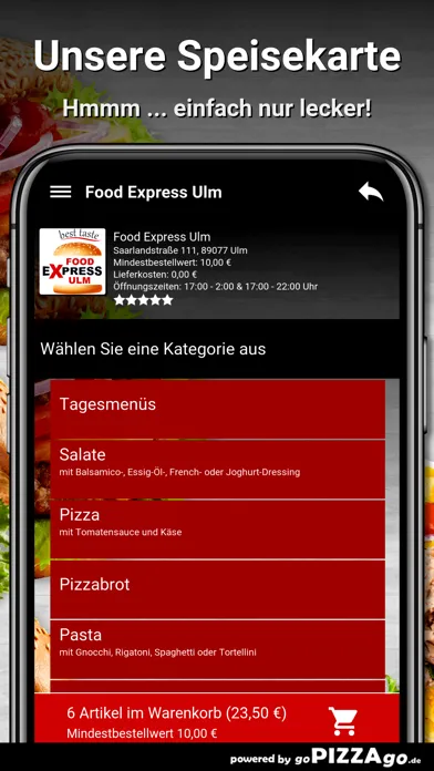 Food Express Ulm Ulm স্ক্রিনশট