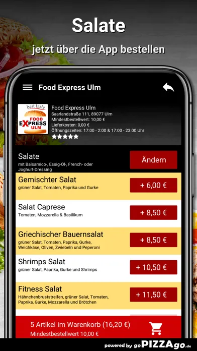 Food Express Ulm Ulm স্ক্রিনশট