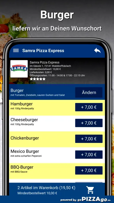 Samra Pizza Walddorfhäslach Screenshots