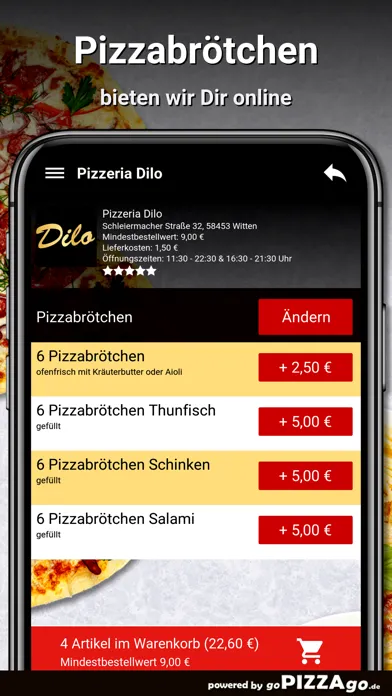 Dilo Witten Pizzeria應用截圖