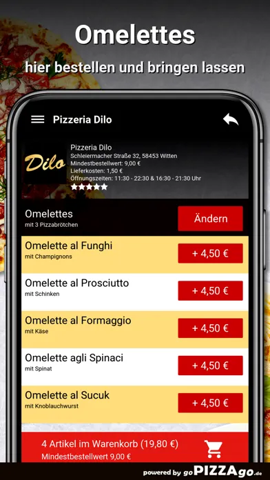 Dilo Witten Pizzeria應用截圖