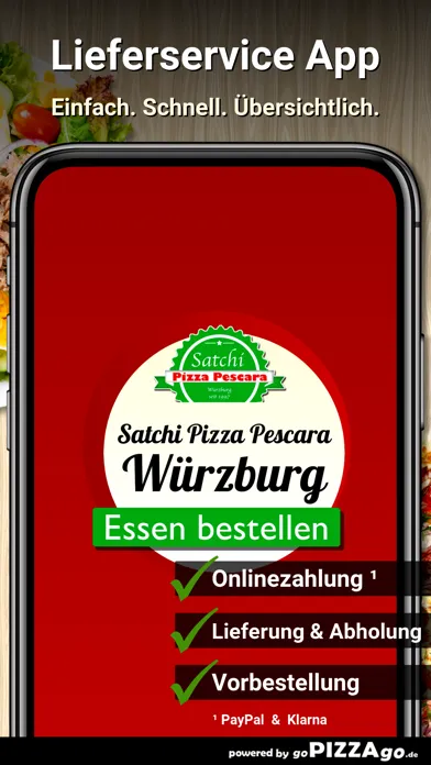 Screenshot di Satchi Pizza Pescara Würzburg