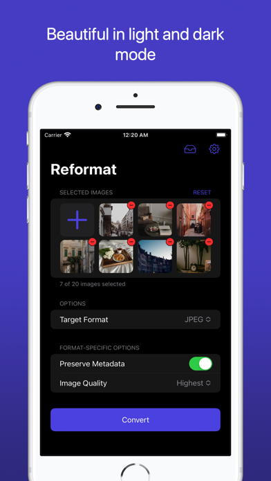 Reformat: Image Converter スクリーンショット