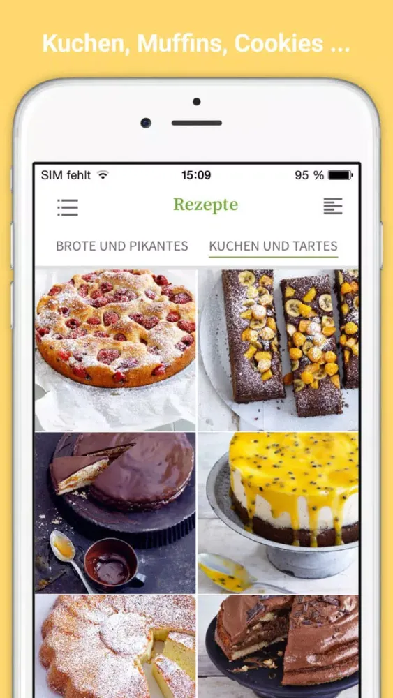 Happy Baking glutenfrei - herzhaft und süß backen ohne Gluten - die besten glutenfreien Back-Rezepte 스크린샷