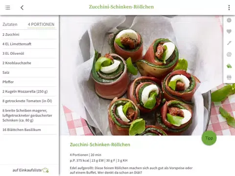 Low Carb - Schnelle Rezepte für Frühstück, Mittagessen und Abendessen iPad  স্ক্রিনশট