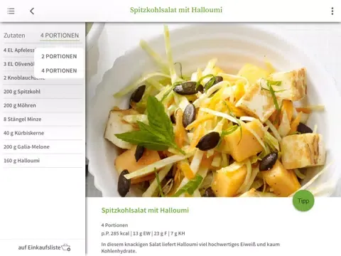 Low Carb - Schnelle Rezepte für Frühstück, Mittagessen und Abendessen iPad  স্ক্রিনশট