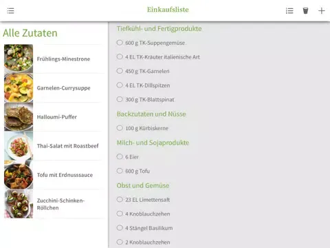 Low Carb - Schnelle Rezepte für Frühstück, Mittagessen und Abendessen iPad  স্ক্রিনশট