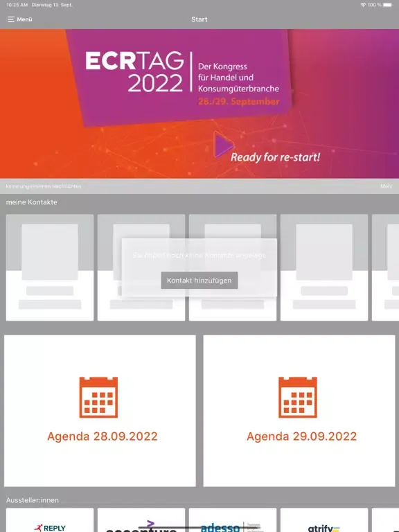 ECR-Tag iPad  Screenshots