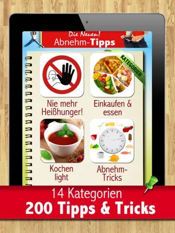 Ảnh chụp màn hình của Abnehm-Tipps - Abnehmen und schlank bleiben ohne Diät iPad 