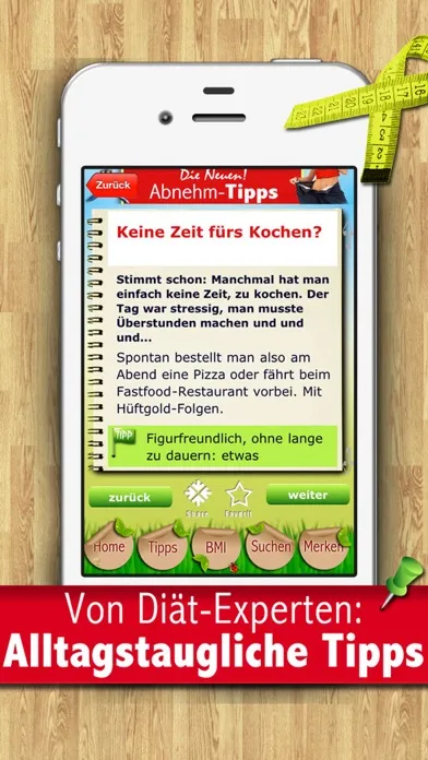 Ảnh chụp màn hình của Abnehm-Tipps - Abnehmen und schlank bleiben ohne Diät