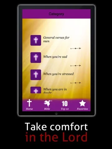 Capturas de tela do Bible For Men - Quotes and Verses for Everyday Life iPad 