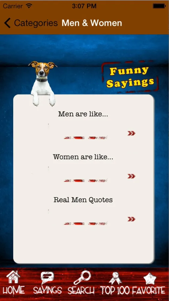 Captures d'écran de Funny Sayings - Jokes und Quotes That Make You Laugh