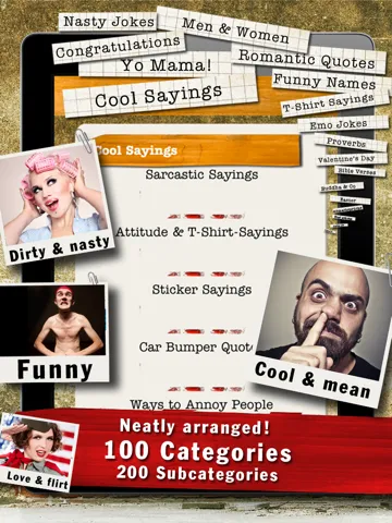 تصاویر 75,000 SAYINGS & JOKES - Best of iPad 