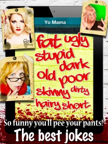Yo Mama - Best New Jokes & Sayings! iPad 应用截图