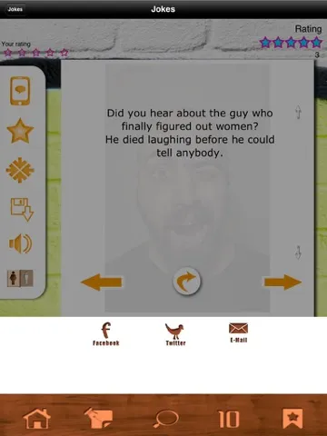 Captures d'écran de Jokes - Funny insults that make you laugh! iPad 