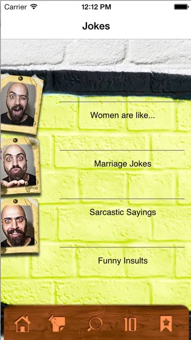 Captures d'écran de Jokes - Funny insults that make you laugh!