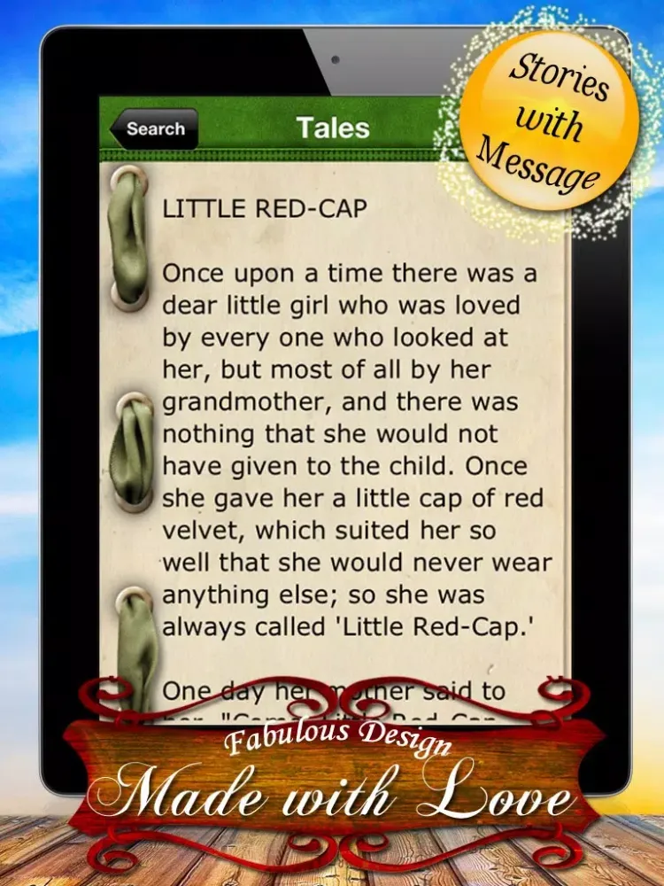 Zrzuty ekranu Grimm's Fairy Tales - Children's & Household Tales iPad 