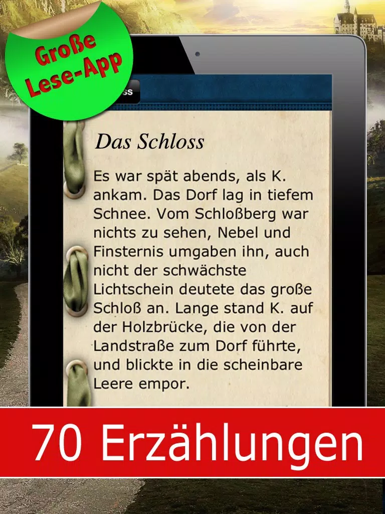 ภาพหน้าจอของ Franz Kafka - Seine Geschichten mit Horror, Rätseln & Absurdem iPad 