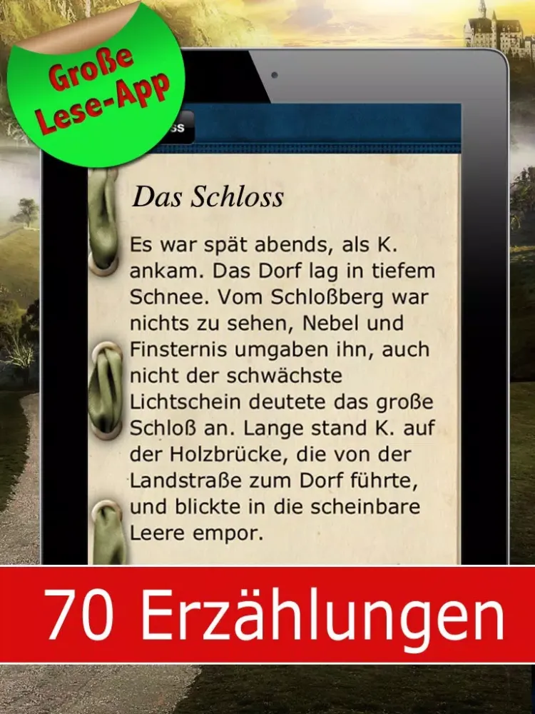 Capturas de tela do Franz Kafka - Seine Geschichten mit Horror, Rätseln & Absurdem iPad 