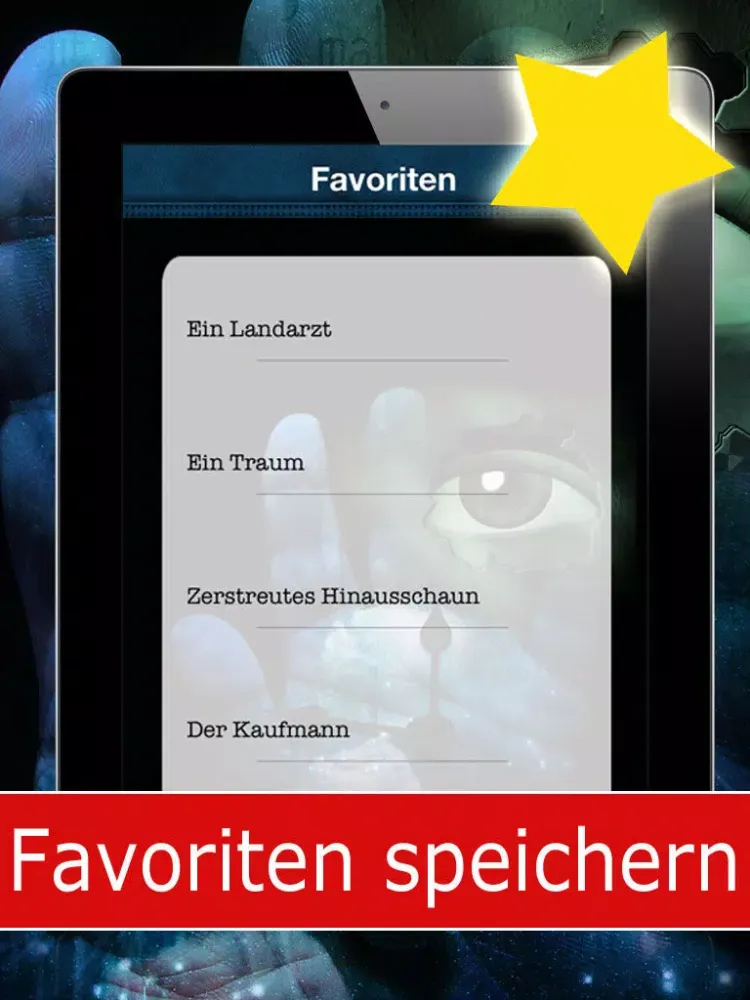 Capturas de tela do Franz Kafka - Seine Geschichten mit Horror, Rätseln & Absurdem iPad 
